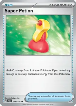 Super Potion #158/159 Sv09 Journey Together Uncommon Reverse Holo Pokemon TCG NM - Image 1