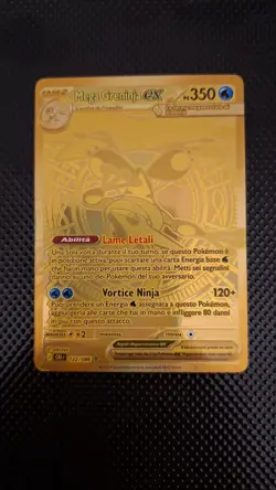 POKEMON MEGA GRENINJA GOLD CHAOS RISING 122/086 ITA MINT NO GOLD STAR CHARIZARD - Image 1
