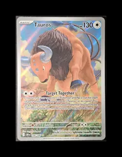 Pokemon TCG Chaos Rising Tauros #096/095 Illustration Rare NM- - Image 1