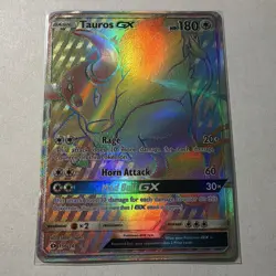Pokemon Company Pokemon TCG Tauros GX 156/149 SM Base Secret Rare Holo Full Art - Image 1