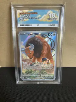ACE 10 Tauros IR #096 Chaos Rising Pokemon TCG “Perfect Subs” - Image 1