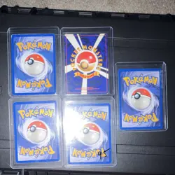 Pokemon TCG Base Set 1st Edition 5-Card Lot Machamp Drowzee Ekans Tauros, and jp - Image 2