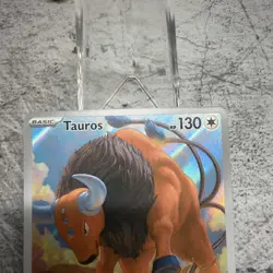 Tauros 96/86 Illustration Rare Pokemon Chaos Rising Full Art Pokemon TCG MINT - Image 3