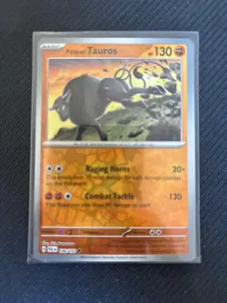 Pokemon TCG: Paldea Evolved - Reverse Holo - 108/193 - Paldean Tauros - Image 1