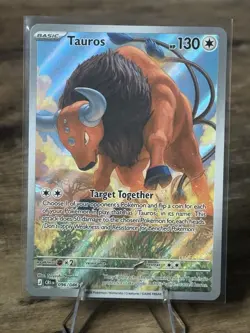 Pokemon TCG Tauros Chaos Rising Illustration Rare 096/086 - Image 1
