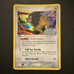 Pokemon TCG Tauros 12/100 Crystal Guardians Reverse Holo 70 HP ENG 2006 - Image 1