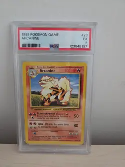 Arcanine 1999 Pokemon Game #23 1st Edition PSA 5 SLAB - Image 1