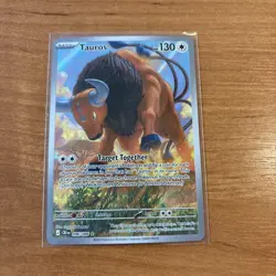 Pokemon TCG 096/086 Tauros Illustration Rare Chaos Rising Card - NM - Image 1