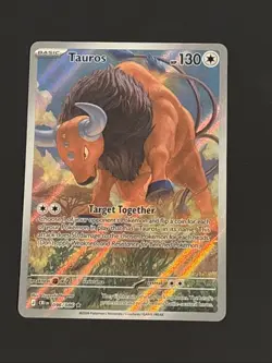 Pokemon TCG Tauros 096/086 Illustration Rare Chaos Rising NM Condition - Image 1