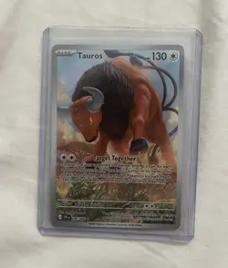 Pokemon TCG Tauros 096/086 Rare Full Art Holo Evolutions EN 2016 130HP - Image 1