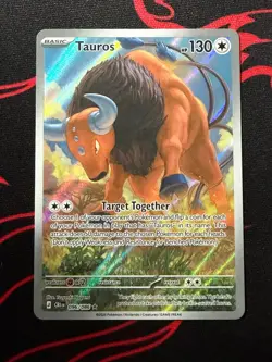 Pokemon TCG Tauros 096/086 Illustration Rare Chaos Rising - Image 1