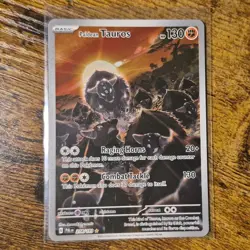 The Pokemon Company Pokemon TCG Paldean Tauros 218/193 Paldea Evolved IR Holo EN - Image 1