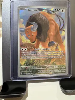Pokemon TCG Tauros 096/086 Illustration Rare (IR) - Chaos Rising - Image 1