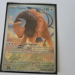Pokemon TCG Tauros 096/086 Chaos rising Holo Rare EN 2026 HP 130 - Image 1