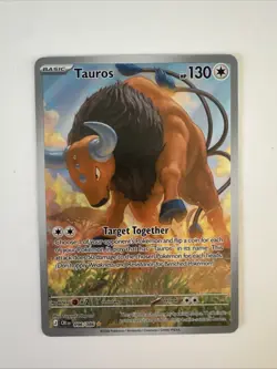 Pokemon TCG Tauros 096/086 Chaos Rising Holo Rare Near Mint - Image 1