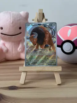 Pokemon TCG Tauros Illustration Rare Chaos Rising (096/086). - Image 1