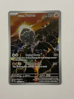 Pokemon TCG Paldean Tauros 218/193 – Paldea Evolved – IR Near Mint - Image 1