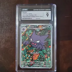 Haunter 027 Me: Mega Evolution Promo Black Star Promo Holo CGC 9 English 2025 - Image 1