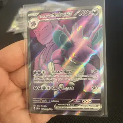 Pokemon TCG Team Rockets Nidoking EX 216/182 Destined Rivals UR Full ART NM - Image 1