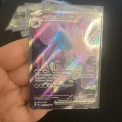 Pokemon TCG Team Rockets Nidoking EX 216/182 Destined Rivals UR Full ART NM - Image 2