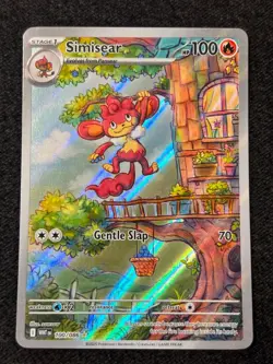 Pokemon TCG Simisear 100/086 Illustration Rare Whitle Flare NM Condition - Image 1