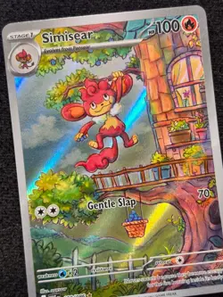 Pokemon TCG Simisear 100/086 Illustration Rare Whitle Flare NM Condition - Image 2