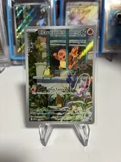 Pokemon TCG 2023 Obsidian Flames Charmander Holo Black Star Promo Card 044 - Image 1