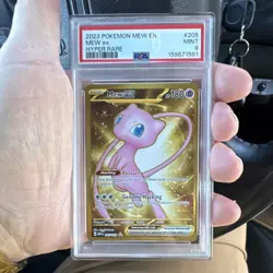 Pokemon 2023 SV 151 Mew ex 205/165 Hyper Rare Holo PSA 9 English - Image 1