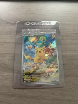 Pokemon Center Pikachu SVP 027 Stamped Black Star Promo Card Sealed - Image 1