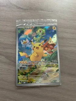 Pokemon Center Pikachu SVP 027 Stamped Black Star Promo Card Sealed - Image 2