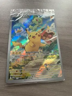 Pokemon Center Pikachu SVP 027 Stamped Black Star Promo Card Sealed - Image 3