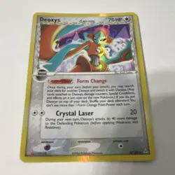 The Pokemon Company Deoxys 4/107 EX Deoxys Holo Rare 70HP English 2006 - Image 1