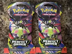 (Lot of 4) Pokemon Mega Evolution Perfect Order Sleeved Booster Packs - Image 3