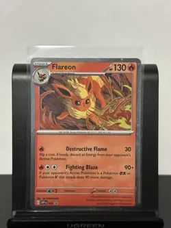 Pokemon Prismatic Evolution Flareon 167 Black Star Promos Cosmos Holo Rare NM - Image 1