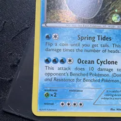 The Pokemon Company Pokemon TCG Kyogre XY51 XY Promo Holo Promo Eng HP130 2015 - Image 5