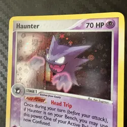Haunter 34/112 Reverse Holo FireRed & LeafGreen 2004 Pokemon (LP+) - Image 3