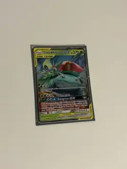 The Pokemon Company Celebi & Venusaur GX 1/181 SM Team Up Holo Ultra Rare 2019 - Image 3