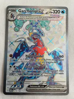 Pokemon Garchomp EX TCG Full Art Ultra Rare Holo Card 219/182--1st mail +POD - Image 1