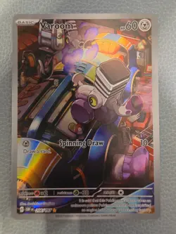Pokemon TCG Varoom Obsidian Flames Holo Full Art Illustration Card 206/197 - Image 1