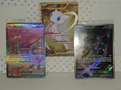 Pokemon TCG 151 UPC Promo Set Mew 053, Mewtwo 052, Metal Mew 205 New Sealed - Image 1