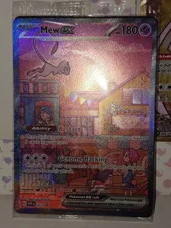 Pokemon TCG 151 UPC Promo Set Mew 053, Mewtwo 052, Metal Mew 205 New Sealed - Image 4