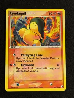 Cyndaquil 54/115 Unseen Forces Reverse Holo Stamped Pokemon Card - Image 1