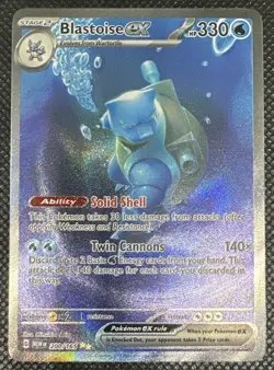 2023 Pokemon SV 151 Blastoise ex #200/165 Special Illustration Rare - Image 1