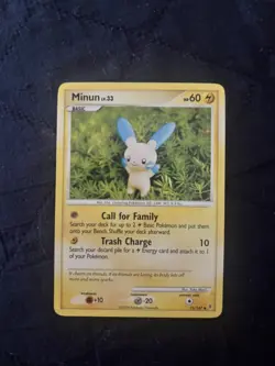Minun 71/147 - Supreme Victors 2009 Vintage Pokemon TCG - NM Yuka Morii - Image 1