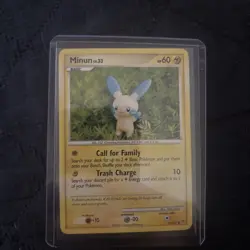 Minun 71/147 - Supreme Victors 2009 Vintage Pokemon TCG - NM Yuka Morii - Image 3