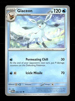 Glaceon 054/167 Twilight Masquerade NM/M Pokemon - Image 1