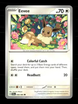 Eevee 050/064 Shrouded Fable NM/M Pokemon - Image 1
