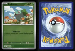 Bulbasaur 001/132 Mega Evolution Reverse Holo NM/M Pokemon - Image 3