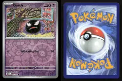 Gastly 092/165 151 Reverse Holo NM/M Pokemon - Image 3