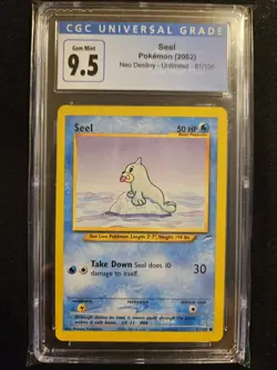 Seel Neo Destiny 81/105 Unlimited CGC 9.5 English 2002 Pokemon TCG - Image 1